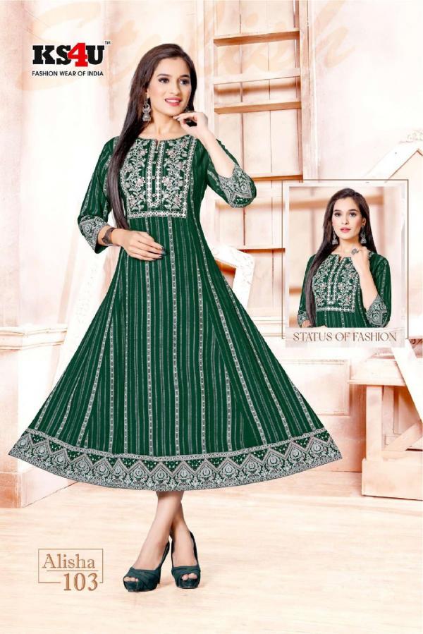 Ks4u Alisha Vol 1 Fancy Designer Exclusive Kurti Collection